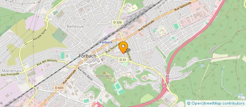 localisation de l'entreprise MADAME LILIA SHUMILOVA à FORBACH