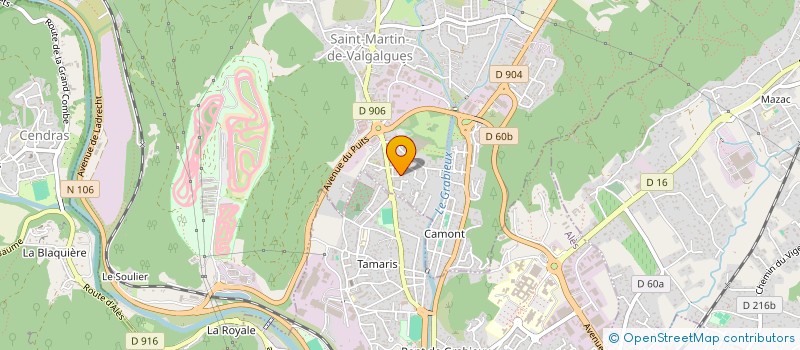 localisation de l'entreprise MADAME LILIA SIDANE  SAINT-MARTIN-DE-VALGALGUES