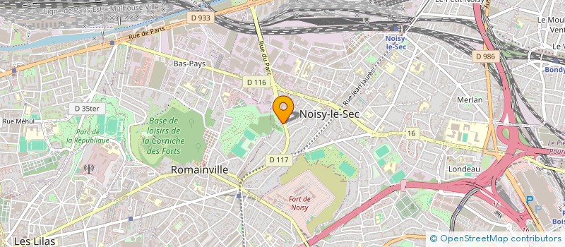 localisation de l'entreprise MADAME LILIA SILVA PINTO à NOISY-LE-SEC