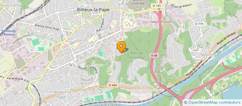 localisation de l'entreprise MADAME LILIA SYCH  RILLIEUX-LA-PAPE