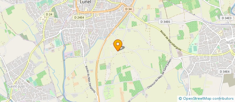 localisation de l'entreprise MADAME LILIA VARLOT  LUNEL