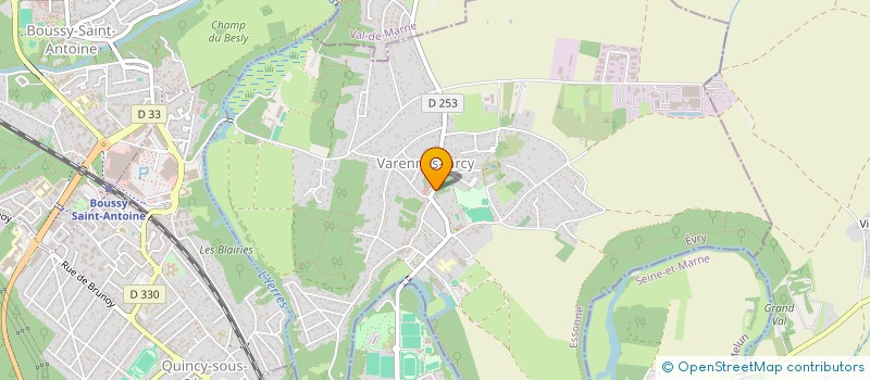 localisation de l'entreprise MADAME LILIAH DA MOTA RIBEIRO  VARENNES-JARCY