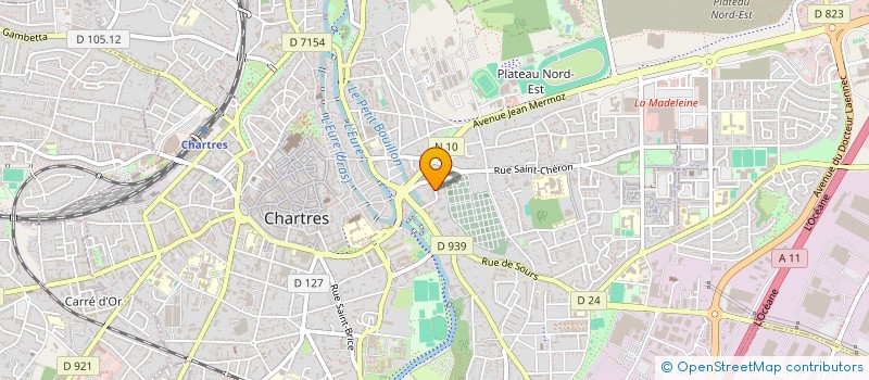 localisation de l'entreprise MADAME LILIAN AGBENBO  CHARTRES