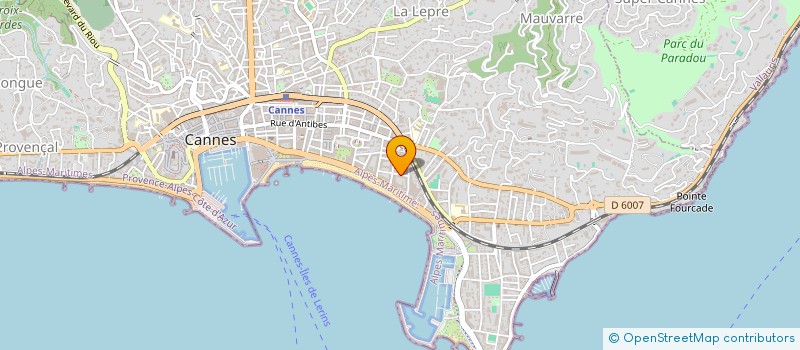 localisation de l'entreprise MADAME LILIAN BAKSALEVOWICZ à CANNES