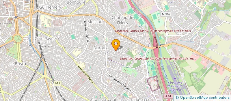localisation de l'entreprise MADAME LILIAN COPETE ROMERO à TOULOUSE