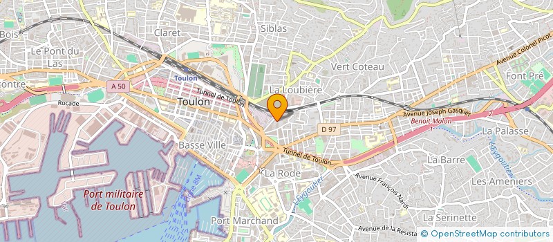 localisation de l'entreprise MADAME LILIAN FIDANZA  TOULON