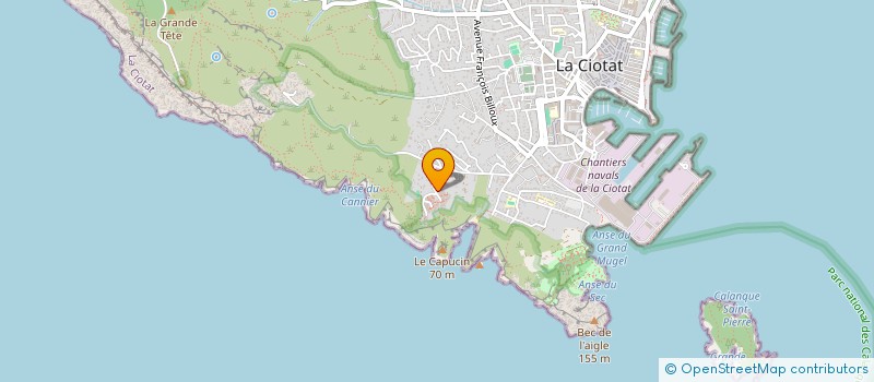 localisation de l'entreprise MADAME LILIAN PRADO GONZALEZ à LA CIOTAT