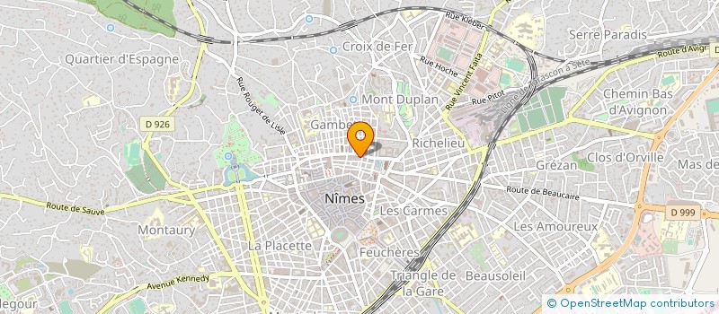 localisation de l'entreprise MADAME LILIAN SOARES BORBA  NIMES