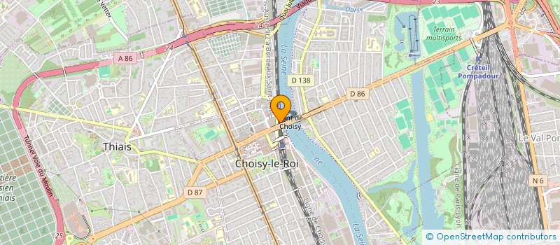 localisation de l'entreprise MADAME LILIANA ALONZI  CHOISY LE ROI