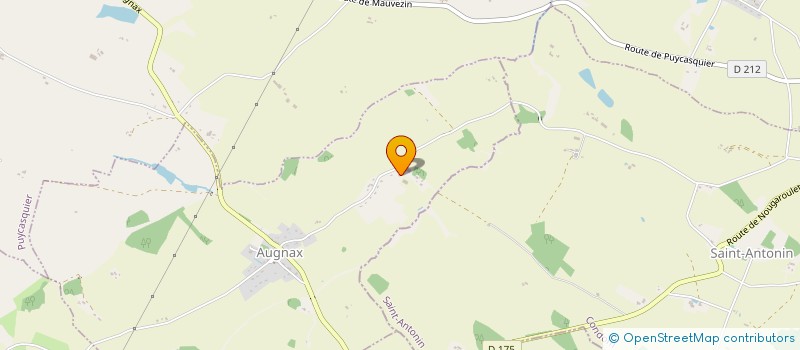 localisation de l'entreprise MADAME LILIANA ALVES DA SILVA  AUGNAX