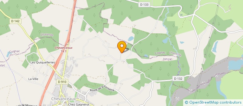 localisation de l'entreprise MADAME LILIANA BUCUR  CHEVANCEAUX