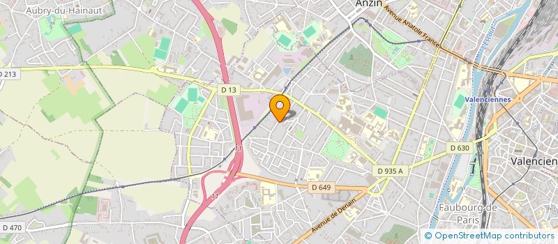 localisation de l'entreprise MADAME LILIANA BURBANO VIVANCO  VALENCIENNES