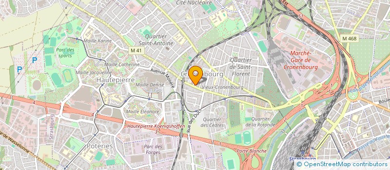 localisation de l'entreprise MADAME LILIANA CAMACHO LOPEZ à STRASBOURG