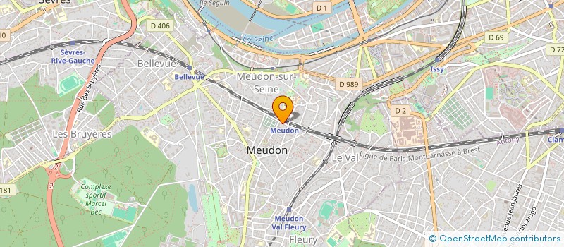 localisation de l'entreprise MADAME LILIANA CERCHEZ à MEUDON