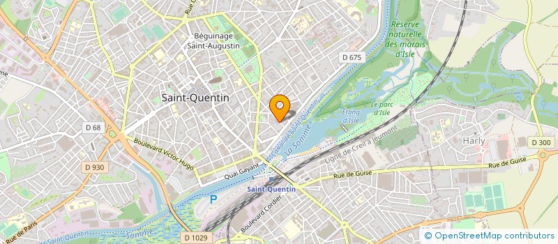 localisation de l'entreprise MADAME LILIANA CONSTANTINESCU à SAINT-QUENTIN