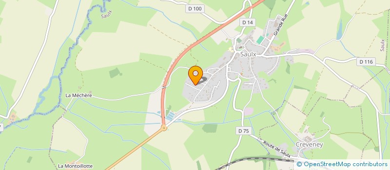 localisation de l'entreprise MADAME LILIANA DA SILVA  SAULX