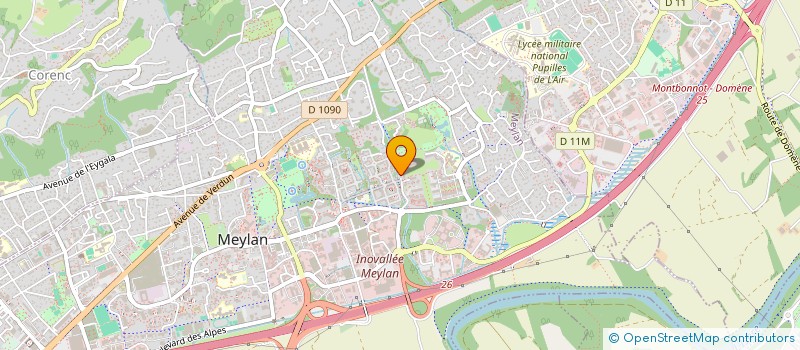 localisation de l'entreprise MADAME LILIANA DERNONCOURT à MEYLAN