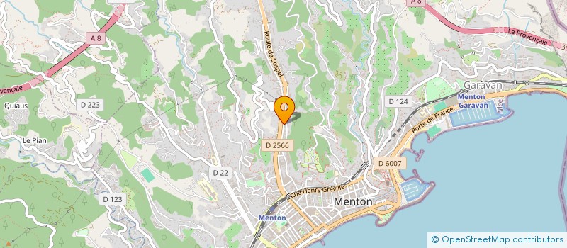 localisation de l'entreprise MADAME LILIANA ESTEVES RAMOS à MENTON