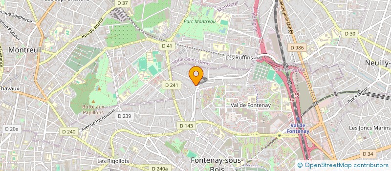 localisation de l'entreprise MADAME LILIANA FERREIRA MOREIRA à FONTENAY-SOUS-BOIS