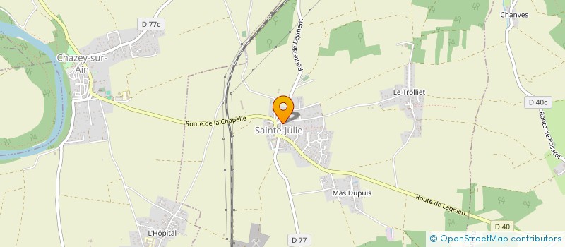 localisation de l'entreprise MADAME LILIANA FIGUEROA  SAINTE-JULIE