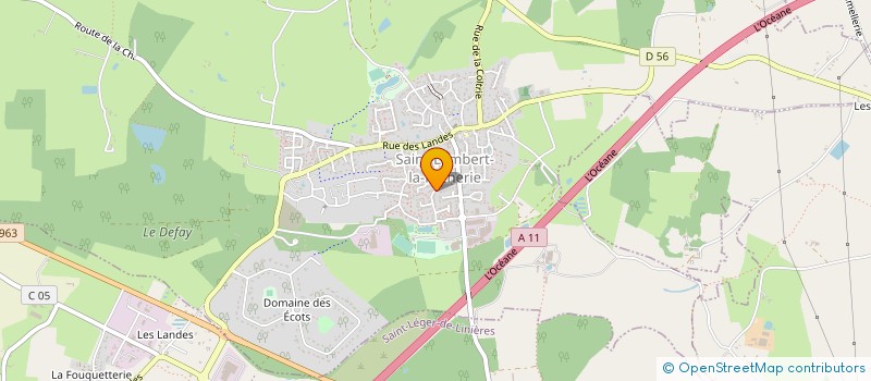 localisation de l'entreprise MADAME LILIANA GAUTHIER  SAINT-LAMBERT-LA-POTHERIE