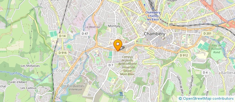 localisation de l'entreprise MADAME LILIANA GIANDON  CHAMBERY