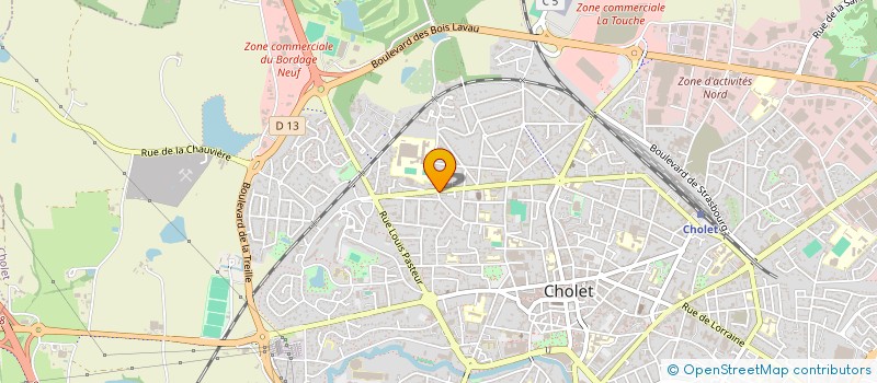 localisation de l'entreprise MADAME LILIANA KOVACEVIC à CHOLET