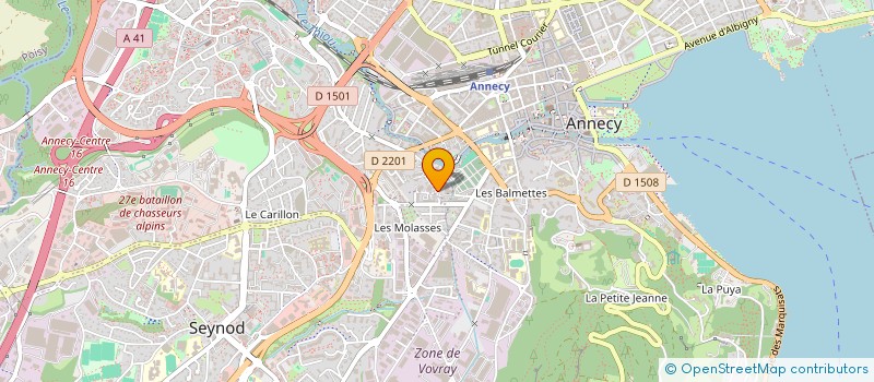 localisation de l'entreprise MADAME LILIANA MARIN PANDO à ANNECY