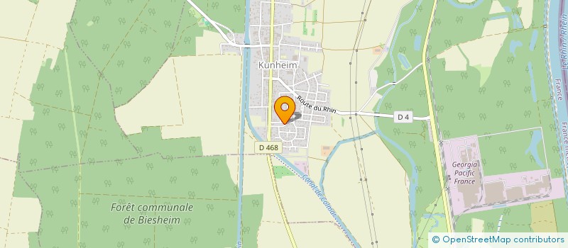 localisation de l'entreprise MADAME LILIANA MARINKOVIC  KUNHEIM