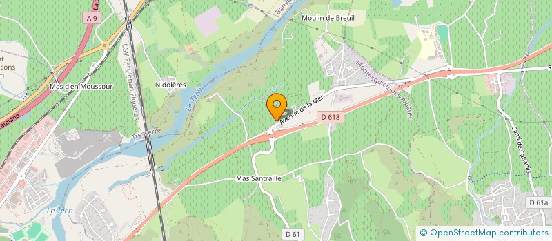 localisation de l'entreprise MADAME LILIANA MAUCOURANT  MONTESQUIEU-DES-ALBERES