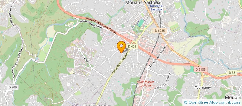 localisation de l'entreprise MADAME LILIANA MURILLO CONTRERAS  MOUANS-SARTOUX