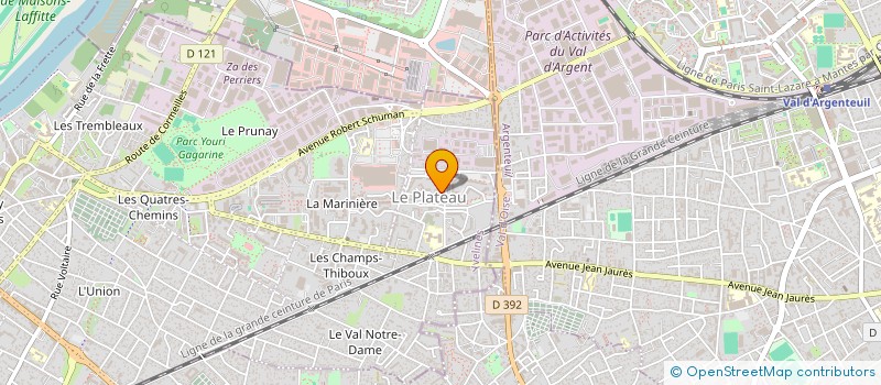 localisation de l'entreprise MADAME LILIANA PAREDES à SARTROUVILLE