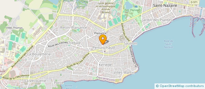 localisation de l'entreprise MADAME LILIANA PEREIRA RIBEIRO DE ALMEIDA  GUERANDE