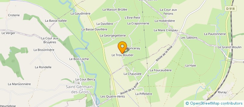 localisation de l'entreprise MADAME LILIANA QUILLAY FUENTES à SAINT-GERMAIN-DES-GROIS