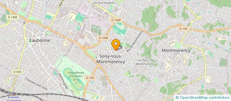 localisation de l'entreprise MADAME LILIANA ROMANAT  SOISY-SOUS-MONTMORENCY