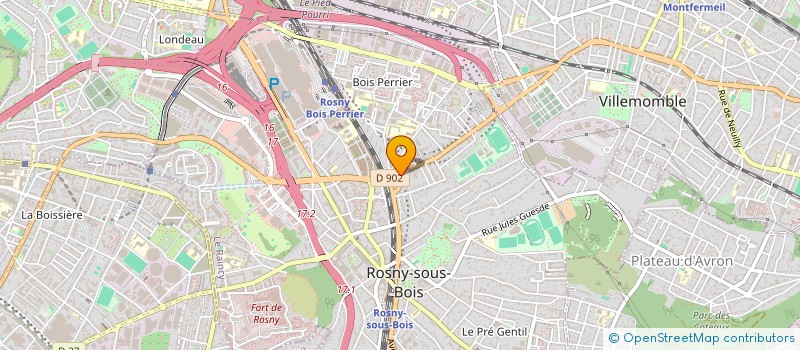 localisation de l'entreprise MADAME LILIANA SANTOS SILVA à ROSNY-SOUS-BOIS