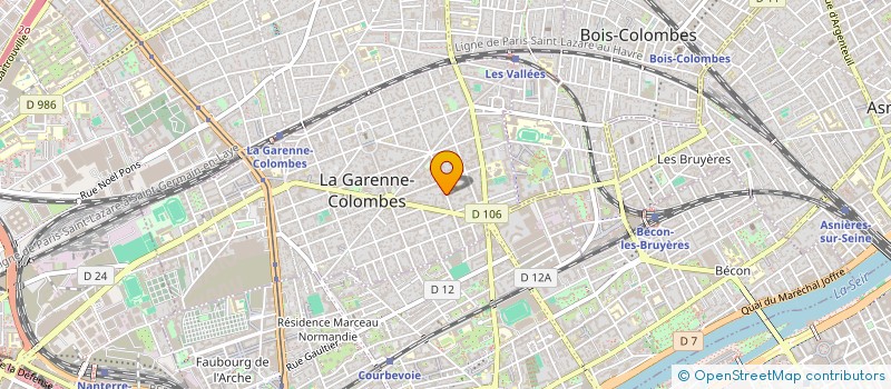 localisation de l'entreprise MADAME LILIANA SHEVAGA à LA GARENNE-COLOMBES