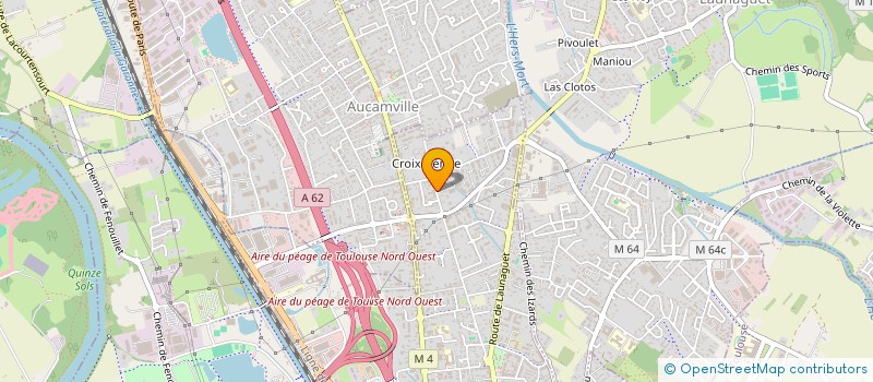 localisation de l'entreprise MADAME LILIANA SILVA MARTINS  SAINT-ALBAN