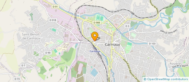 localisation de l'entreprise MADAME LILIANA SUTEU  CARMAUX