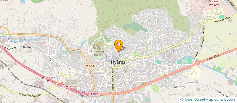 localisation de l'entreprise MADAME LILIANA VASCONEZ TORRES à HYERES