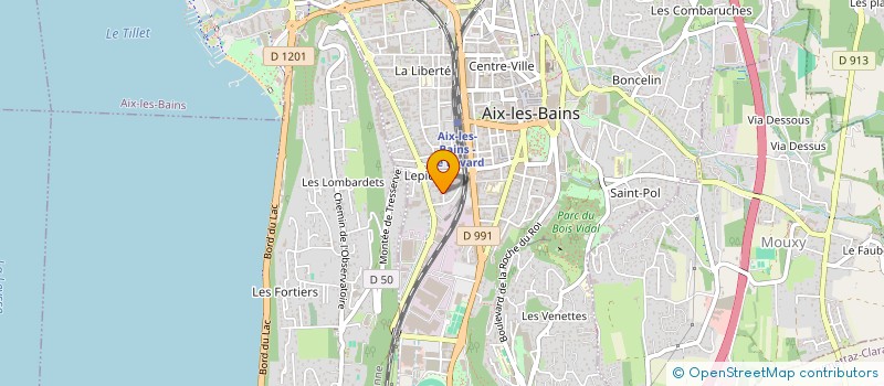 localisation de l'entreprise MADAME LILIANA WUMBA à AIX-LES-BAINS