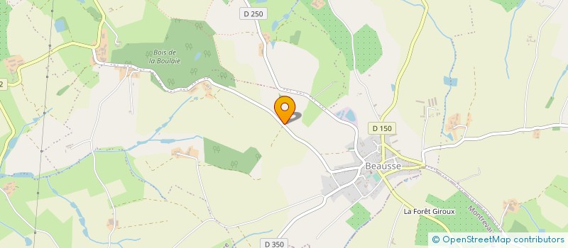 localisation de l'entreprise MADAME LILIANE ABELARD à MAUGES-SUR-LOIRE