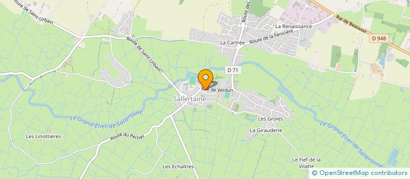 localisation de l'entreprise MADAME LILIANE ALLARD à SALLERTAINE