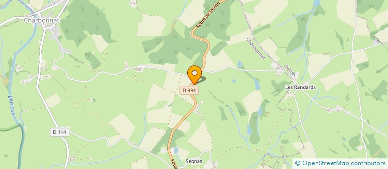 localisation de l'entreprise MADAME LILIANE ANDRE  CUZY