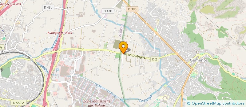 localisation de l'entreprise MADAME LILIANE AUFFRET  GEMENOS