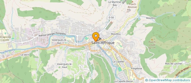 localisation de l'entreprise MADAME LILIANE BARASCUD  SAINT-AFFRIQUE