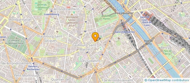 localisation de l'entreprise MADAME LILIANE BARIBAUD  PARIS