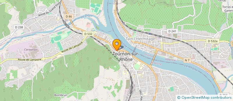 localisation de l'entreprise MADAME LILIANE BARRILLIOT à TOURNON-SUR-RHONE