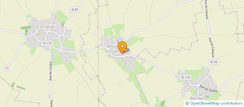 localisation de l'entreprise MADAME LILIANE BATAILLE à BOUSSIERES-EN-CAMBRESIS