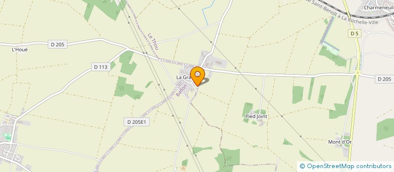 localisation de l'entreprise MADAME LILIANE BAUDRY  BALLON